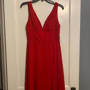 Long Red Formal Dress